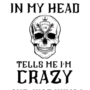 voices in my head swypor uk ladies t shirt white